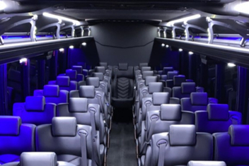 Shelby Charter Bus Interior