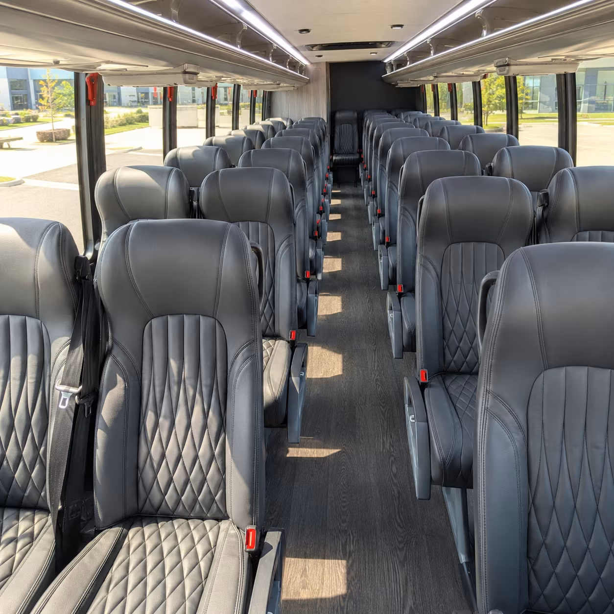 shelby airport transportation onboard seating