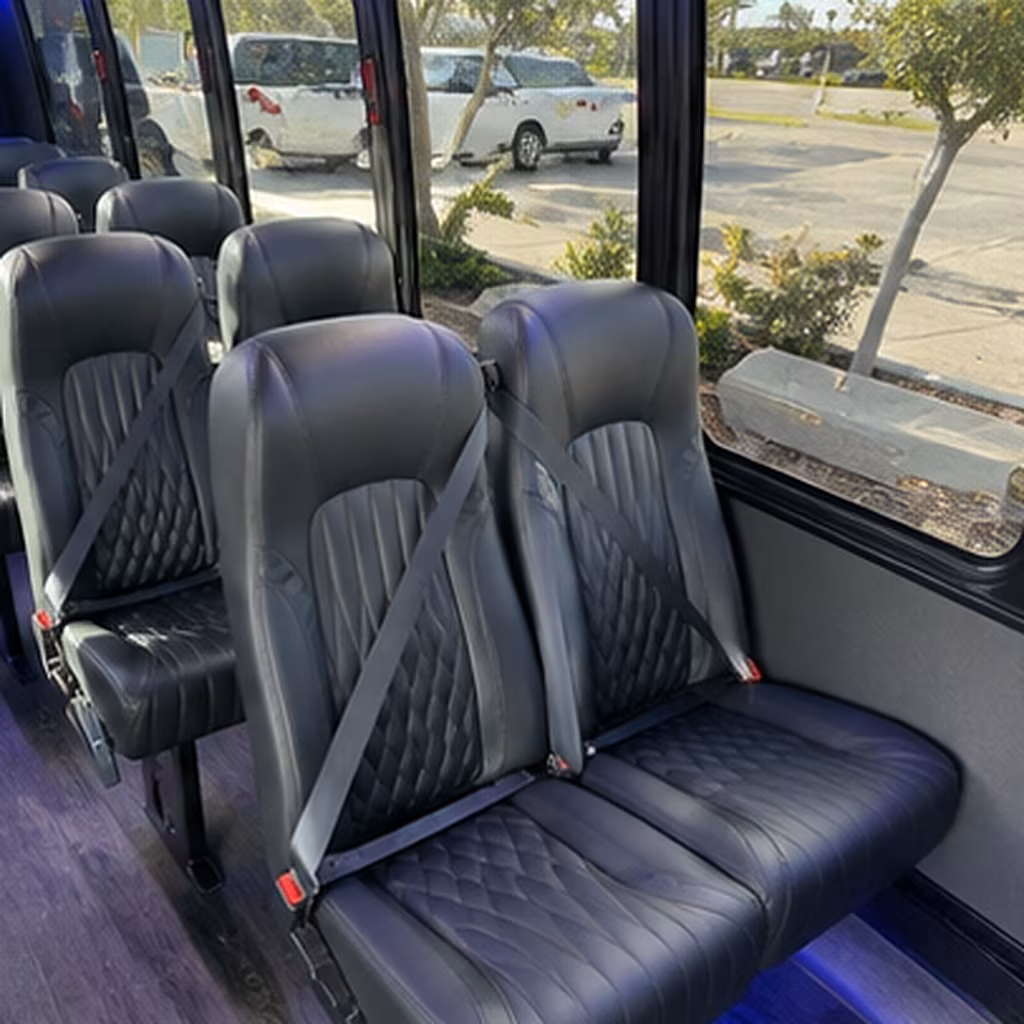 shelby concert transportation onboard seating