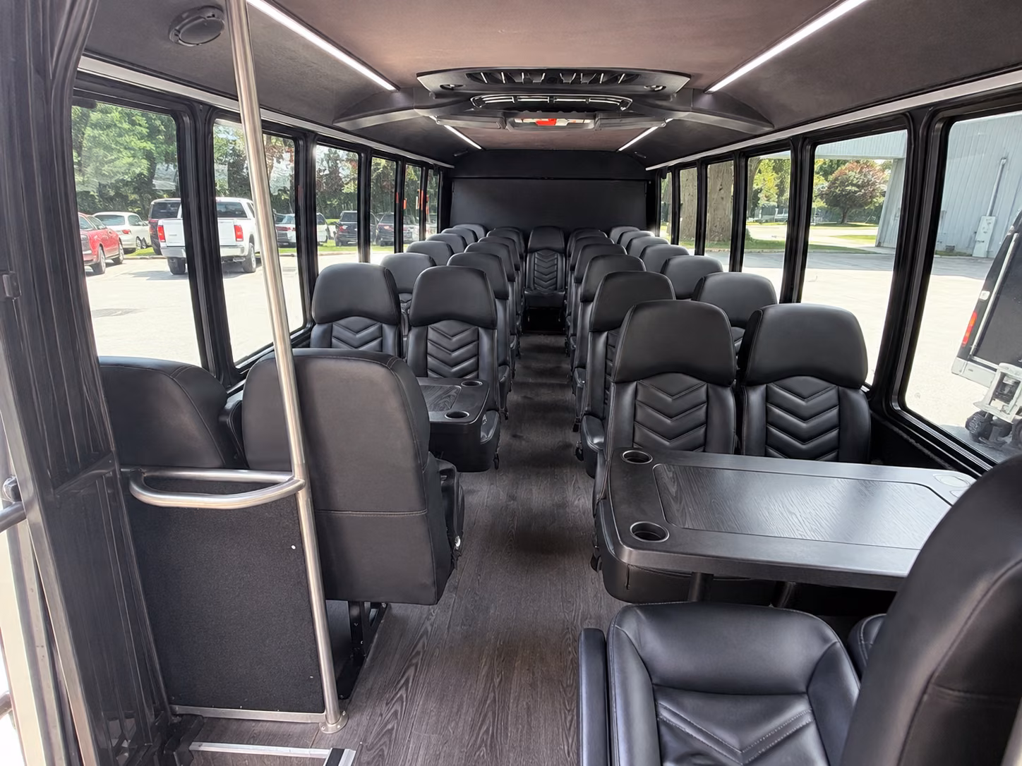 shelby employee transportation onboard seating