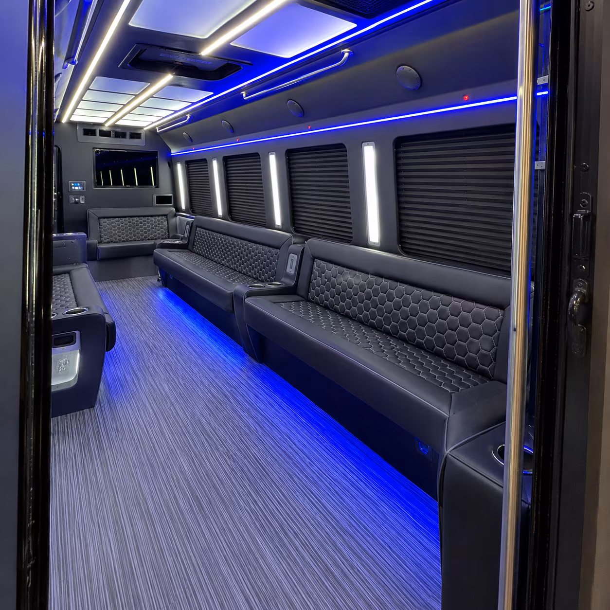 shelby party bus rentals inside
