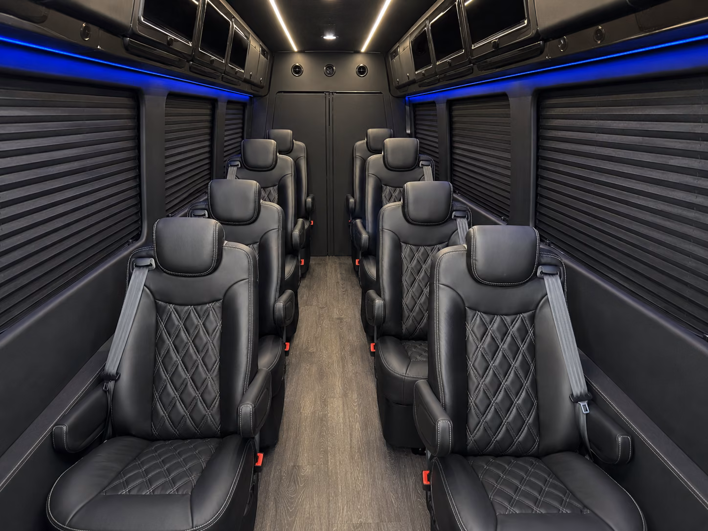 shelby sporting event transportation onboard seating